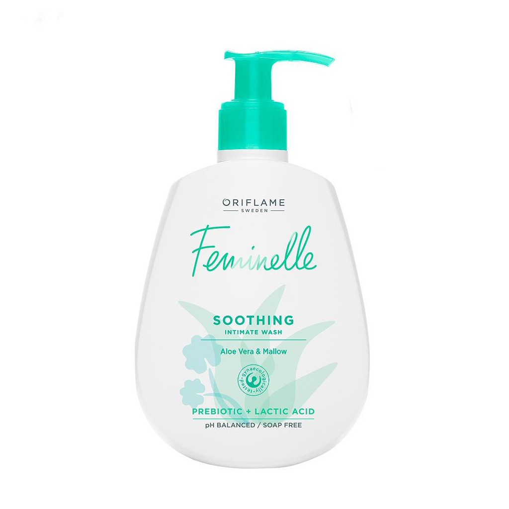 ژل بهداشتی بانوان آلوئه ورا و گل ختمی فمینله اوریفلیم کد 34499