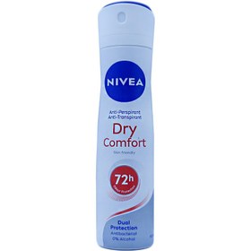 اسپری دئودورانت زنانه نیوآ مدل درای کامفورت 72 ساعته Dry Comfort
