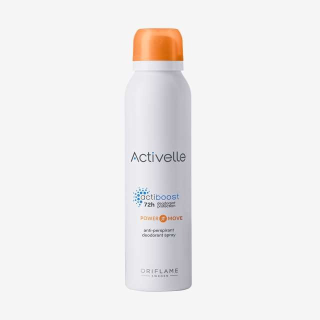 اسپری دئودورانت اوریفلیم سری اکتیول مدل Activelle Power Move کد 46382