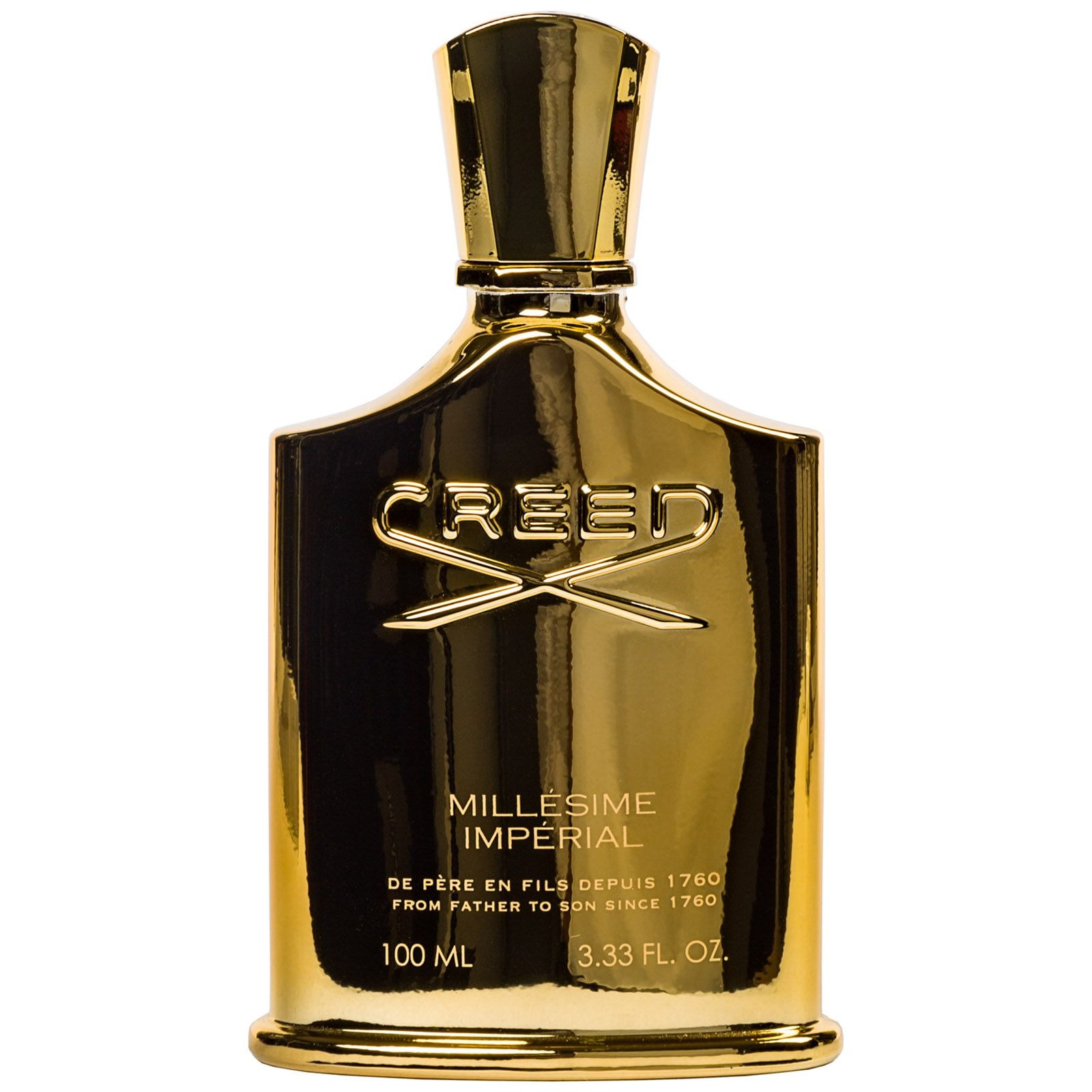 : تستر اماراتی اورجینال جعبه قهوه ای عطر مردانه کرید امپریال میلسیم طلایی Creed Imperial Millesime