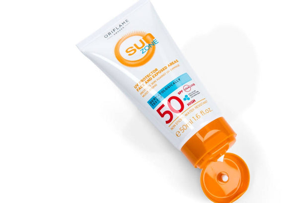 کرم ضدآفتاب سان زون با spf50 اوریفلیم کد: 23378