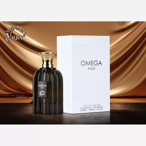 قیمت خرید ومشخصات ادکلن آر کی وی اومگا نویر مشابه رایحه لویی ویتون آمبر نومد OMEGA noir