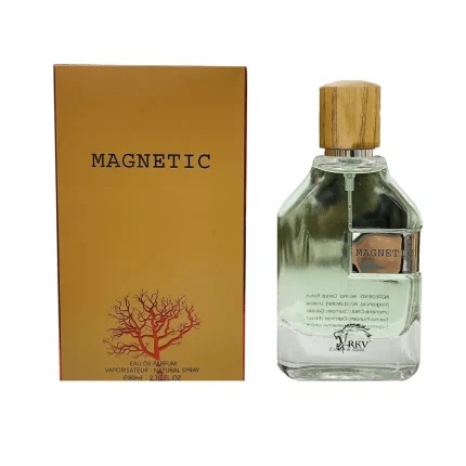 ادوپرفیوم زنانه و مردانه مگنتیک شرکت آر کی وی (مشابه رایحه مگاماره) MAGNETIC RKV حجم 80 میلی لیتر