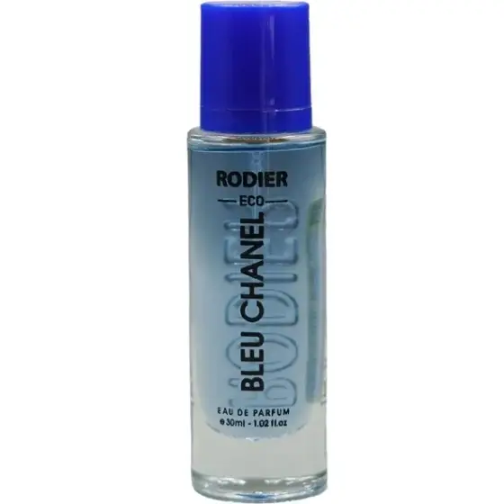 عطر جیبی مردانه رودیر اکو مدل بلو شنل BLUE CHANEL حجم 30 میلی لیتر