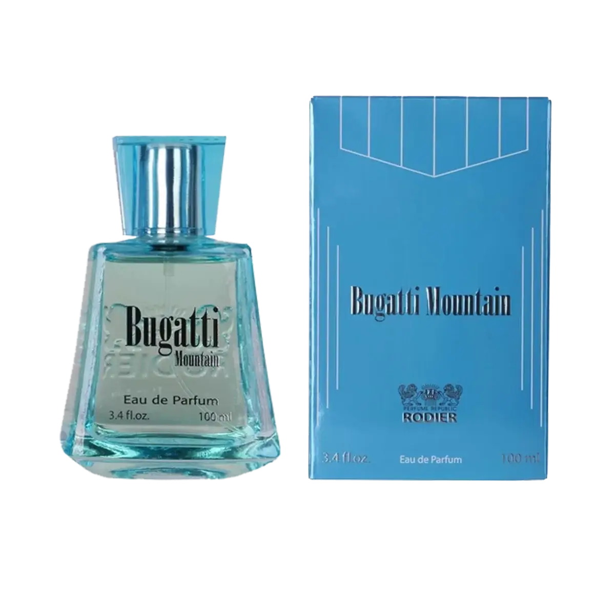 ادو پرفیوم مردانه رودیر مدل بوگاتی مونتاین Bugatti Mountain حجم 100 میلی لیتر